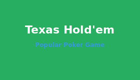 Texas Hold'em Demo - Popular Poker Game με Live Dealer και Progressive Jackpot